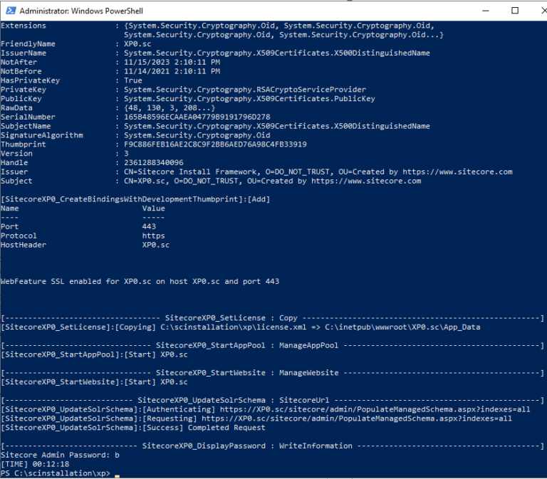Step by step guide to install Sitecore XP 10.2 using SIF on Windows 11 ...