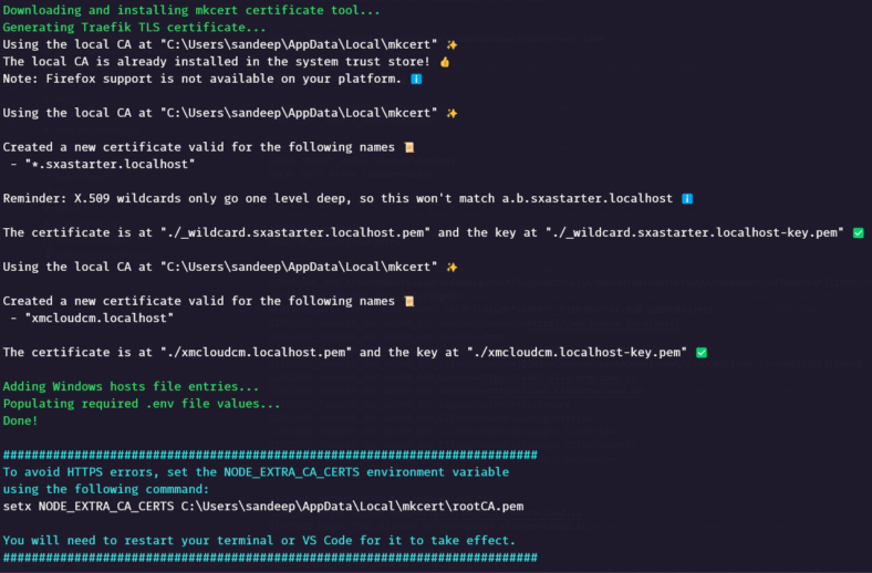 XM Cloud local environment – Setup local development instance - Sandeep ...